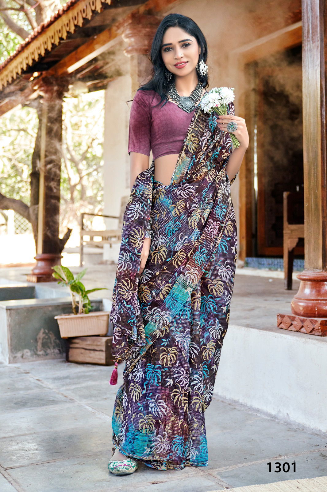 Shivakshi Vol 3 By Vallabhi Georgette Printed Saree Exporters In India